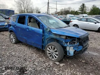 2017 Ford Escape Titanium with VIN 1FMCU9JD1HUA44855, listed as a Copart auction lot 52526095 with 62,356 mi miles and Salvage Title. Bid and sale history available at carsss.com. Image 4.