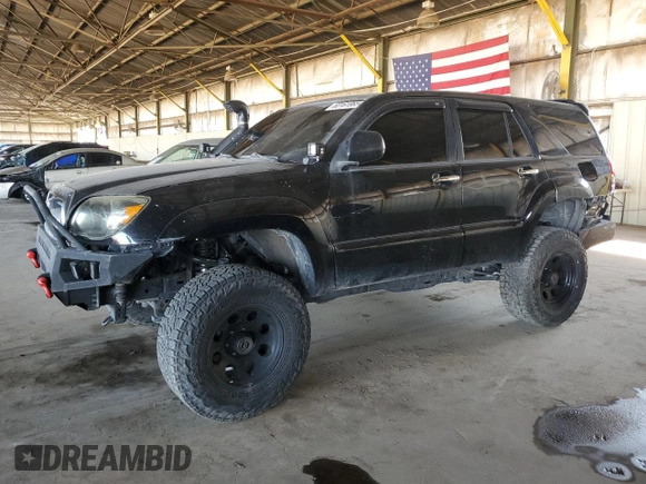 2008 Toyota 4Runner SR5 z VIN JTEBU14R480129765, wystawiony jako Copart lot #60161865 z przebiegiem 224 427 mil mil oraz Szkoda całkowita • Salvage title. Historia ofert i sprzedaży dostępna na DreamBid. Obrazek 1.