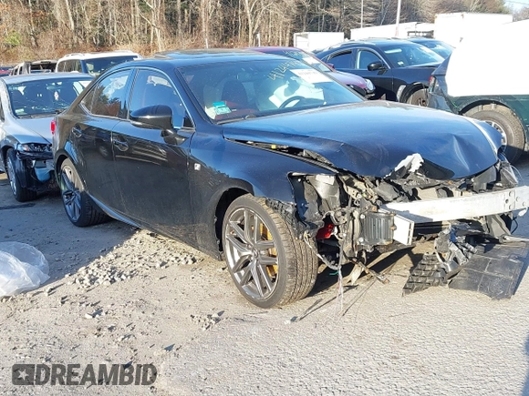 2014 Lexus IS 250 with VIN JTHCF1D26E5001000, listed as a IAAI auction lot 41244743 with 121,276 mi miles. Bid and sale history available at carsss.com. Image 1.