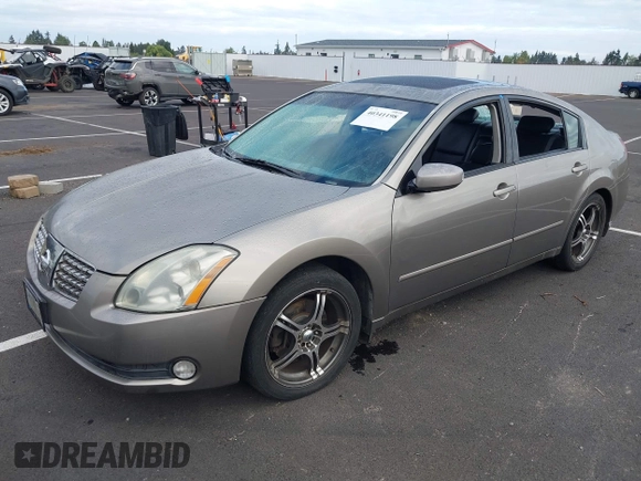 2005 Nissan Maxima 3.5 SL with VIN 1N4BA41E55C802465, listed as a IAAI auction lot 40341198 with 190,126 mi miles. Bid and sale history available at carsss.com. Image 2.