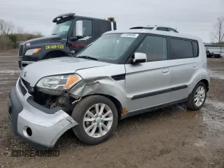 2010 Kia Soul + with VIN KNDJT2A22A7047112, listed as a Copart auction lot 51365695 with 104,405 mi miles and Salvage Title. Bid and sale history available at carsss.com. Image 1.