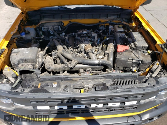 2022 Ford Bronco with VIN 1FMEE5DPXNLA89363, listed as a Copart auction lot 53043155 with 50,072 mi miles and Salvage Title. Bid and sale history available at DreamBid. Image 12.