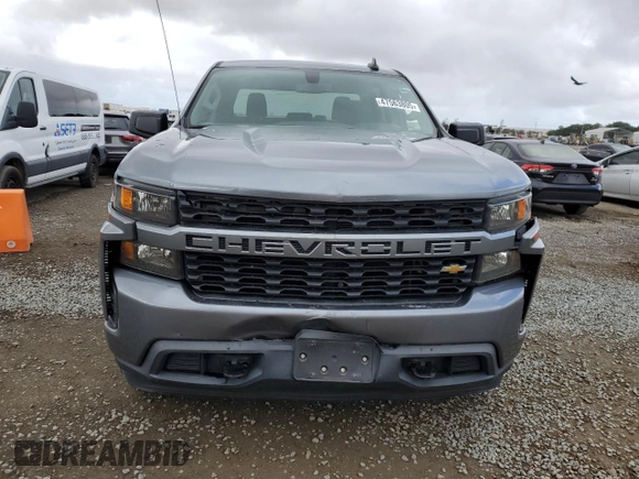 2020 Chevrolet Silverado 1500 Custom with VIN 3GCPWBEH9LG362156, listed as a Copart auction lot 47563805 with 72,267 mi miles and Salvage Title. Bid and sale history available at carsss.com. Image 5.