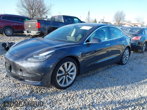 2020 Tesla Model 3 Long Range with VIN 5YJ3E1EB9LF795408, listed as a IAAI auction lot 41735428 with 56,013 mi miles. Bid and sale history available at carsss.com. Image 23.