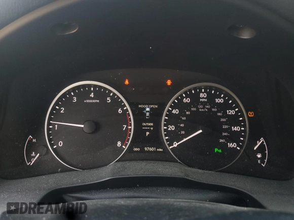 2015 Lexus ES 330 with VIN JTHBK1GG9F2154875, listed as a Copart auction lot 61097595 with 97,601 mi miles and Salvage title. Bid and sale history available at DreamBid. Image 9.