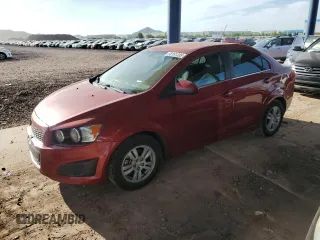 2015 Chevrolet Sonic LT with VIN 1G1JC5SH4F4220487, listed as a Copart auction lot 58161335 with 89,871 mi miles and Salvage title. Bid and sale history available at DreamBid. Image 1.