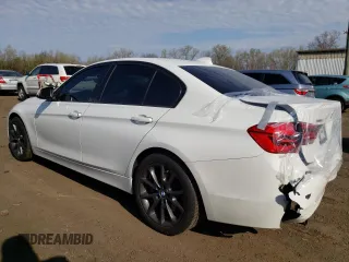 2016 BMW 3 Series 320i xDrive with VIN WBA8E5G51GNT40626, listed as a Copart auction lot 53555795 with 95,446 mi miles and Salvage Title. Bid and sale history available at carsss.com. Image 2.