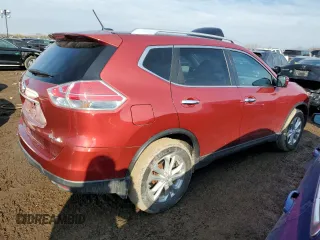 2016 Nissan Rogue SV with VIN KNMAT2MV3GP656594, listed as a Copart auction lot 47096865 with 113,104 mi miles and Salvage Title. Bid and sale history available at carsss.com. Image 3.