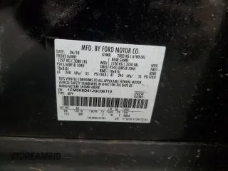 2018 Ford Explorer XLT z VIN 1FM5K8D81JGC06110, wystawiony jako Copart lot #58719295 z przebiegiem 92 645 mil mil oraz Szkoda całkowita • Salvage title. Historia ofert i sprzedaży dostępna na DreamBid. Obrazek 14.