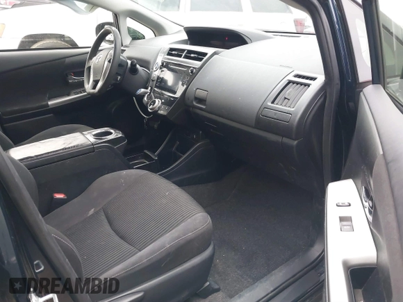 2017 Toyota Prius v Two with VIN JTDZN3EU2HJ061734, listed as a IAAI auction lot 41517072 with 99,294 mi miles. Bid and sale history available at carsss.com. Image 5.