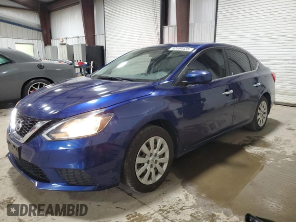 2017 Nissan Sentra S with VIN 3N1AB7AP3HY354215, listed as a Copart auction lot 52554435 with 88,844 mi miles and Salvage Title. Bid and sale history available at carsss.com. Image 1.