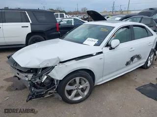2019 Audi A4 Premium with VIN WAUDNAF4XKA017272, listed as a IAAI auction lot 41332834 with NaN miles. Bid and sale history available at carsss.com. Image 17.