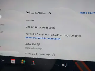 2022 Tesla Model 3 with VIN 5YJ3E1EA7NF108758, listed as a IAAI auction lot 41824437 with Not Provided miles. Bid and sale history available at carsss.com. Image 16.