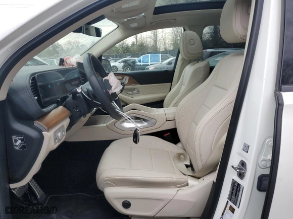 2022 Mercedes-Benz GLS with VIN 4JGFF5KE6NA604308, listed as a Copart auction lot 47210355 with 36,369 mi miles and Salvage Title. Bid and sale history available at carsss.com. Image 7.
