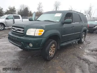 2003 Toyota Sequoia Limited with VIN 5TDBT48A33S171475, listed as a IAAI auction lot 41506657 with 311,549 mi miles. Bid and sale history available at carsss.com. Image 2.