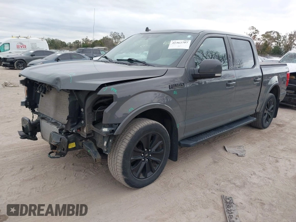 2020 Ford F-150 XL with VIN 1FTEW1EP1LFA66624, listed as a IAAI auction lot 41363707 with 58,135 mi miles and . Bid and sale history available at DreamBid. Image 17.