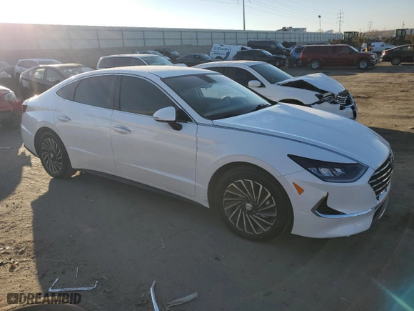 2021 Hyundai Sonata Hybrid SEL with VIN KMHL34JJ4MA030956, listed as a Copart auction lot 83963904 with 49,914 mi miles and Salvage Title. Bid and sale history available at carsss.com. Image 4.