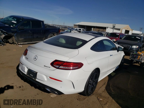 2023 Mercedes-Benz C 300 with VIN W1KWJ8EB8PG131247, listed as a Copart auction lot 40616584 with 823 mi miles and . Bid and sale history available at DreamBid. Image 3.