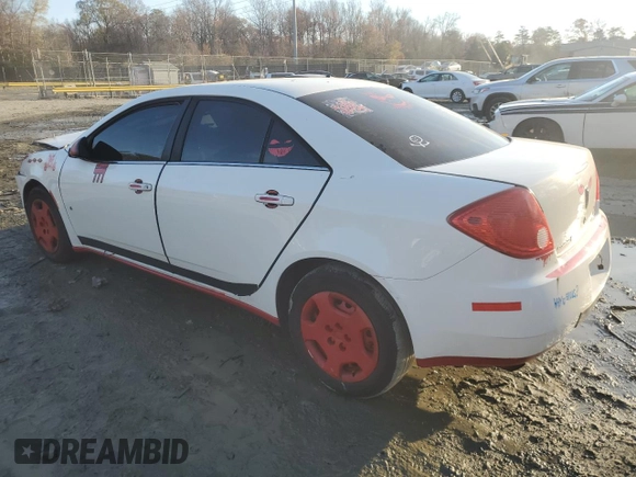 2008 Pontiac G6 1SV Value Leader with VIN 1G2ZF57B684190843, listed as a Copart auction lot 87801795 with 0 mi miles and Non Repairable. Bid and sale history available at carsss.com. Image 2.