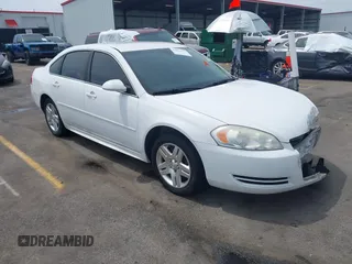 2012 Chevrolet Impala LT Fleet with VIN 2G1WG5E36C1265190, listed as a IAAI auction lot 42093312 with 144,967 mi miles and . Bid and sale history available at DreamBid. Image 1.