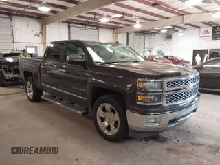 2014 Chevrolet Silverado 1500 LTZ with VIN 3GCUKSEC8EG257629, listed as a IAAI auction lot 41415515 with 167,904 mi miles. Bid and sale history available at carsss.com. Image 1.