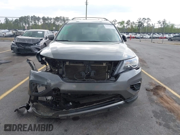 2020 Nissan Pathfinder S with VIN 5N1DR2AN0LC615921, listed as a IAAI auction lot 41932744 with 124,890 mi miles. Bid and sale history available at carsss.com. Image 12.