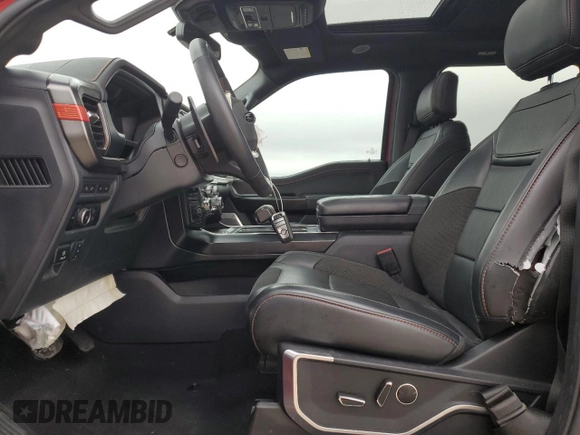 2024 Ford F-150 Raptor with VIN 1FTFW1RG6RFB13248, listed as a Copart auction lot 45015545 with 12,581 mi miles and Salvage Title. Bid and sale history available at DreamBid. Image 7.