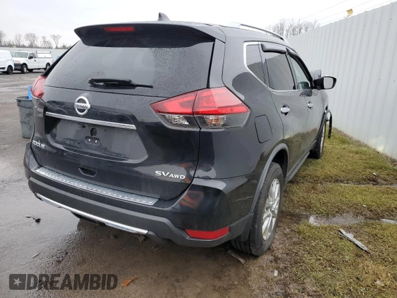 2017 Nissan Rogue SV with VIN KNMAT2MV0HP596338, listed as a Copart auction lot 84952954 with 183,617 mi miles and Non Repairable. Bid and sale history available at carsss.com. Image 3.