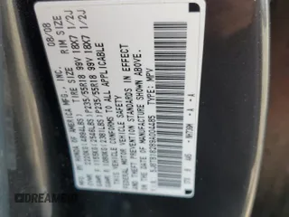 2009 Acura RDX z VIN 5J8TB18289A004485, wystawiony jako Copart lot #56356035 z przebiegiem 228 783 mil mil oraz Szkoda całkowita • Salvage title. Historia ofert i sprzedaży dostępna na DreamBid. Obrazek 13.