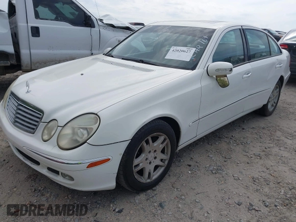 2003 Mercedes-Benz E 320 with VIN WDBUF65J63A263949, listed as a IAAI auction lot 42020627 with Not Provided miles and . Bid and sale history available at DreamBid. Image 2.