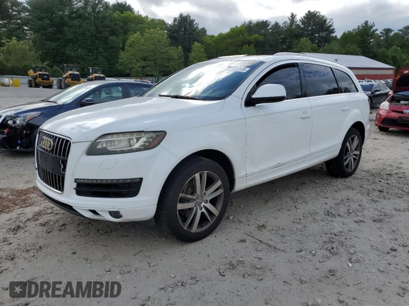 2011 Audi Q7 Premium Plus with VIN WA1LGAFE3BD008004, listed as a Copart auction lot 57505045 with 206,268 mi miles and Clean title. Bid and sale history available at DreamBid. Image 1.