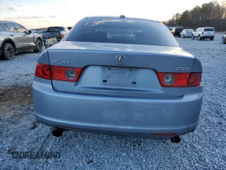 2007 Acura TSX with VIN JH4CL96877C017892, listed as a Copart auction lot 42553295 with 0 mi miles and Salvage Title. Bid and sale history available at carsss.com. Image 6.