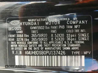 2023 Genesis GV80 z VIN KMUHBDSB0PU137426, wystawiony jako Copart lot #81564764 z przebiegiem 32 551 mil mil oraz Szkoda całkowita • Salvage title. Historia ofert i sprzedaży dostępna na DreamBid. Obrazek 13.