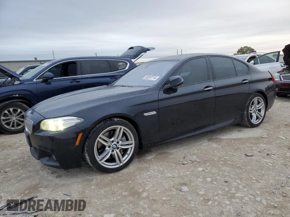2015 BMW 5 Series 550i with VIN WBAKN9C50FD682415, listed as a Copart auction lot 83257714 with 129,605 mi miles and Clean title. Bid and sale history available at DreamBid. Image 1.