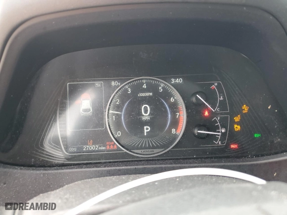 2022 Lexus UX with VIN JTHX3JBH9N2054938, listed as a Copart auction lot 43940695 with 27,002 mi miles and Salvage Title. Bid and sale history available at carsss.com. Image 9.