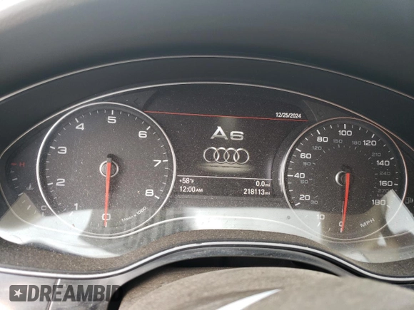 2013 Audi A6 3.0T Premium Plus with VIN WAUGGAFC3DN100052, listed as a Copart auction lot 86624804 with 218,113 mi miles and Salvage Title. Bid and sale history available at carsss.com. Image 9.