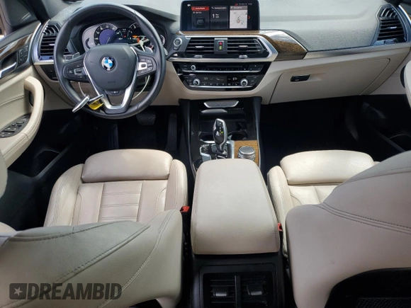 2019 BMW X3 sDrive30i with VIN 5UXTR7C56KLF27949, listed as a Copart auction lot 54762165 with 88,414 mi miles and Salvage Title. Bid and sale history available at DreamBid. Image 8.