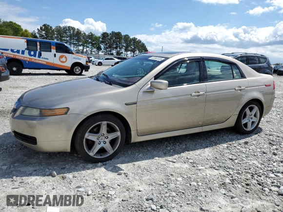 2005 Acura TL with VIN 19UUA662X5A028370, listed as a Copart auction lot 52352335 with 159,524 mi miles and Non Repairable. Bid and sale history available at carsss.com. Image 1.
