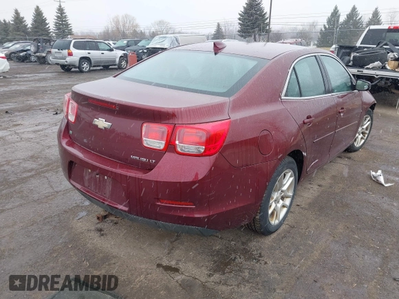 2016 Chevrolet Malibu LT with VIN 1G11C5SA8GF141395, listed as a IAAI auction lot 41747849 with 130,609 mi miles. Bid and sale history available at carsss.com. Image 4.