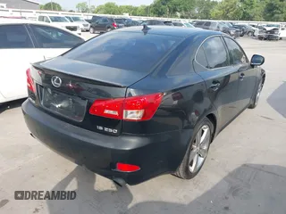 2008 Lexus IS 250 with VIN JTHBK262X85069931, listed as a IAAI auction lot 42077107 with 189,961 mi miles. Bid and sale history available at carsss.com. Image 4.