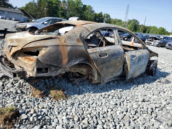 2018 Mercedes-Benz CLA 250 with VIN WDDSJ4GB8JN539691, listed as a Copart auction lot 56971715 with Not provided miles and Salvage title. Bid and sale history available at DreamBid. Image 3.
