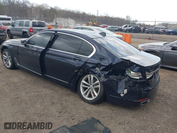 2016 BMW 7 Series 750i xDrive with VIN WBA7F2C58GG418482, listed as a IAAI auction lot 41931831 with 97,776 mi miles and . Bid and sale history available at DreamBid. Image 3.