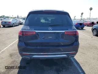 2021 Mercedes-Benz GLS 450 with VIN 4JGFF5KEXMA442665, listed as a Copart auction lot 62712424 with 24,449 mi miles and Salvage Title. Bid and sale history available at DreamBid. Image 6.