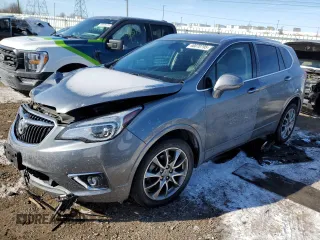 2020 Buick Envision Essence with VIN LRBFX2SA7LD177535, listed as a Copart auction lot 46070795 with 54,696 mi miles and Salvage Title. Bid and sale history available at carsss.com. Image 1.
