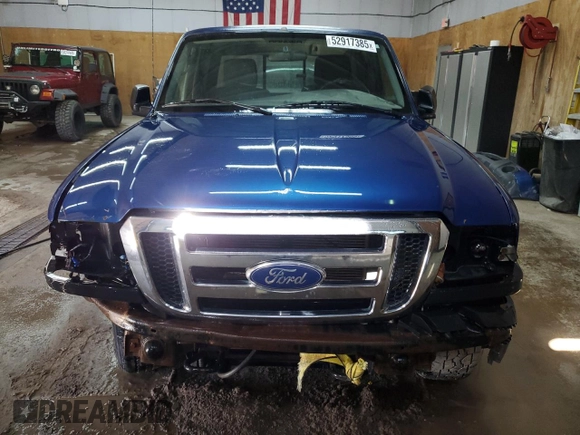 2010 Ford Ranger XLT with VIN 1FTLR4FEXAPA24439, listed as a Copart auction lot 52917385 with 198,037 mi miles and Clean Title. Bid and sale history available at carsss.com. Image 5.