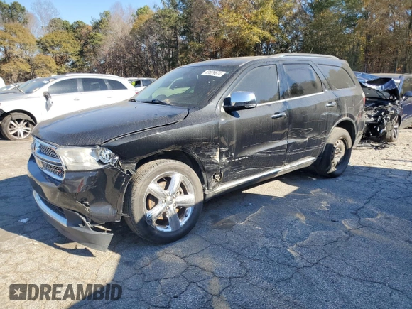 2013 Dodge Durango Citadel with VIN 1C4SDHETXDC661103, listed as a Copart auction lot 83579674 with 173,543 mi miles and Salvage Title. Bid and sale history available at carsss.com. Image 1.