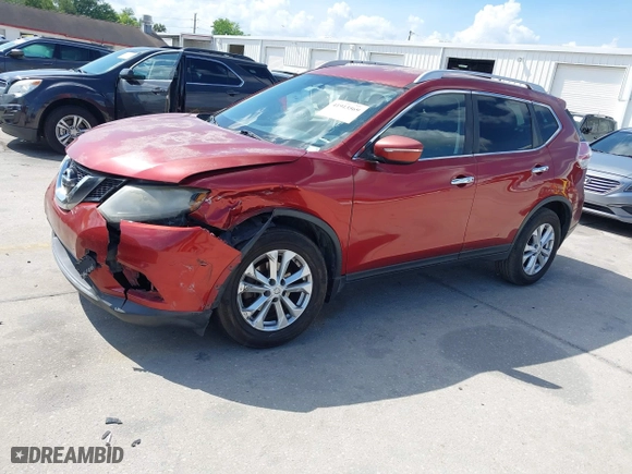2015 Nissan Rogue S with VIN KNMAT2MT6FP557250, listed as a IAAI auction lot 41913569 with 152,931 mi miles. Bid and sale history available at carsss.com. Image 2.