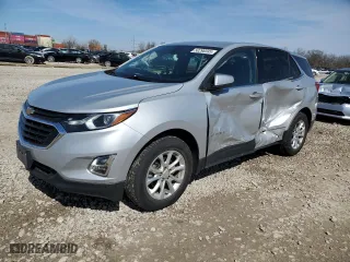 2019 Chevrolet Equinox LT with VIN 2GNAXKEV2K6152623, listed as a Copart auction lot 50296585 with 81,105 mi miles and Salvage Title. Bid and sale history available at carsss.com. Image 1.