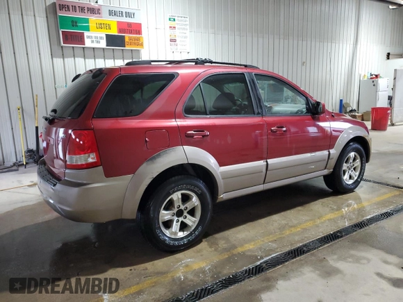 2004 Kia Sorento LX with VIN KNDJC733745212039, listed as a Copart auction lot 52419985 with 94,279 mi miles and Salvage Title. Bid and sale history available at carsss.com. Image 3.