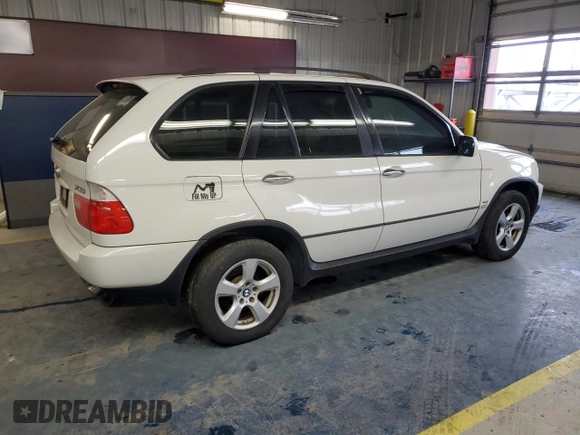 2001 BMW X5 3.0i with VIN WBAFA53531LM77837, listed as a Copart auction lot 41672225 with 185,771 mi miles and Salvage Title. Bid and sale history available at carsss.com. Image 3.